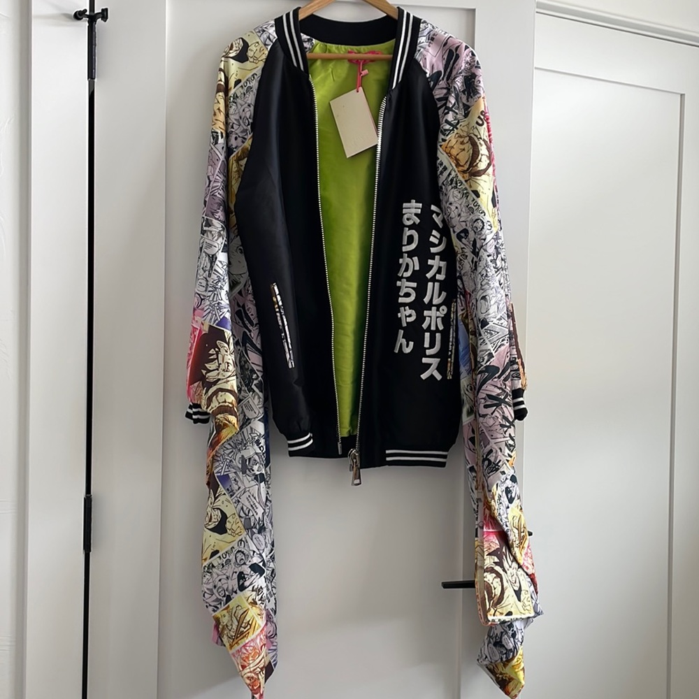 Kimono bomber jacket